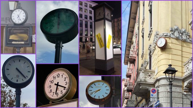 Orologi pubblici nell’arredo urbano milanese